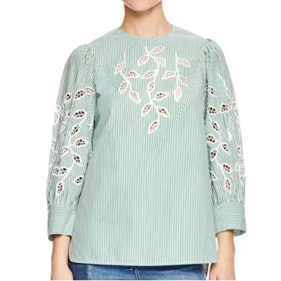 Sandro Tops - Sandro Ruiz Striped Top NWT